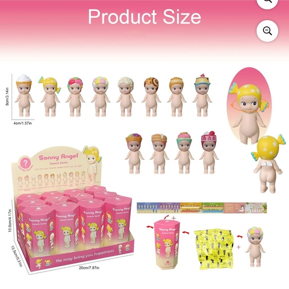 NIB Sonny Angel Hippers Sweets Series Random Blind Box
Decorative Mini Figure - Picture 4 of 5